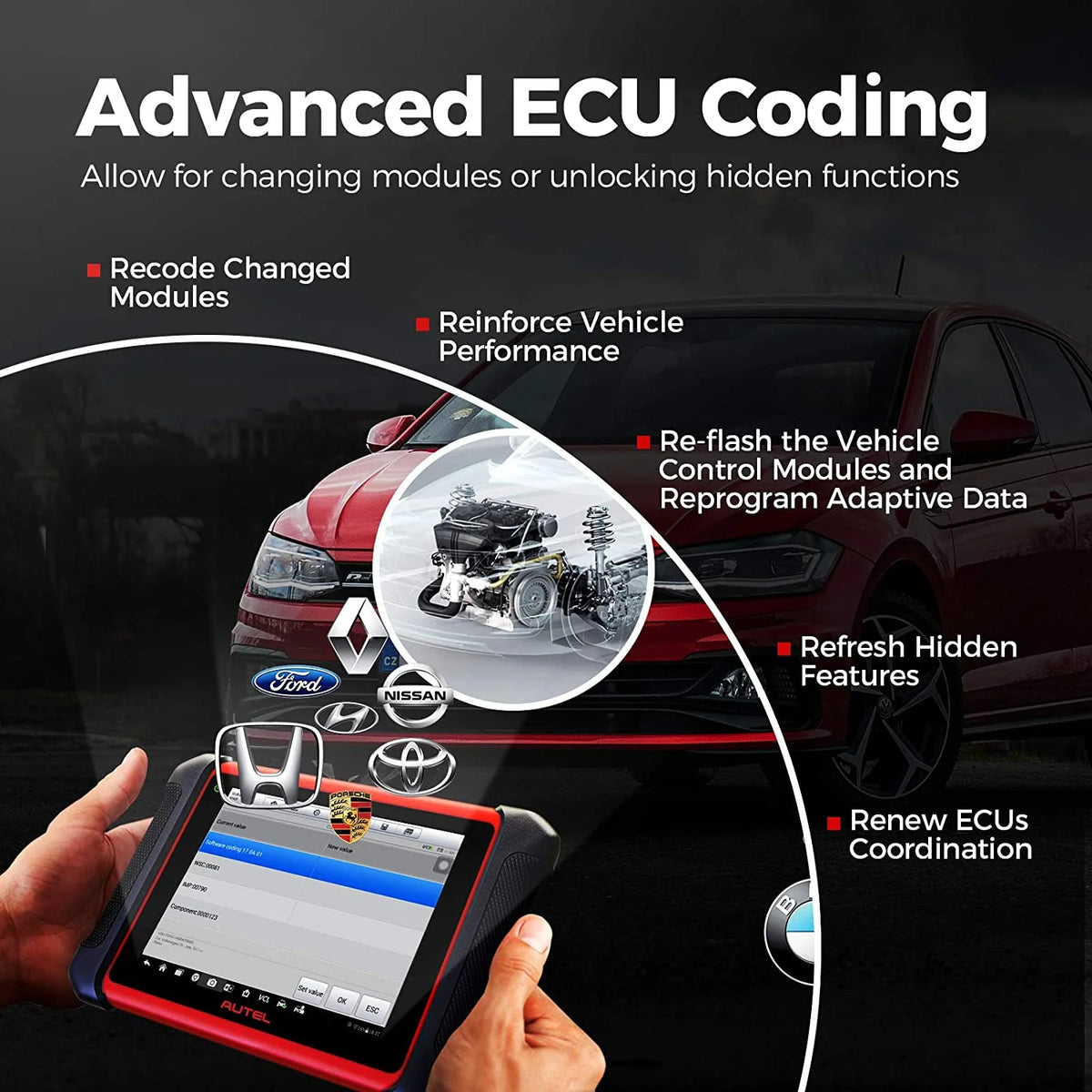 Autel MaxiCOM MK906BT Car Diagnostic Scan Tool B85327