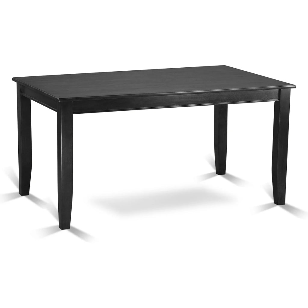 6 Piece Rectangular Dining Table Set with Faux Leather Chairs B6131