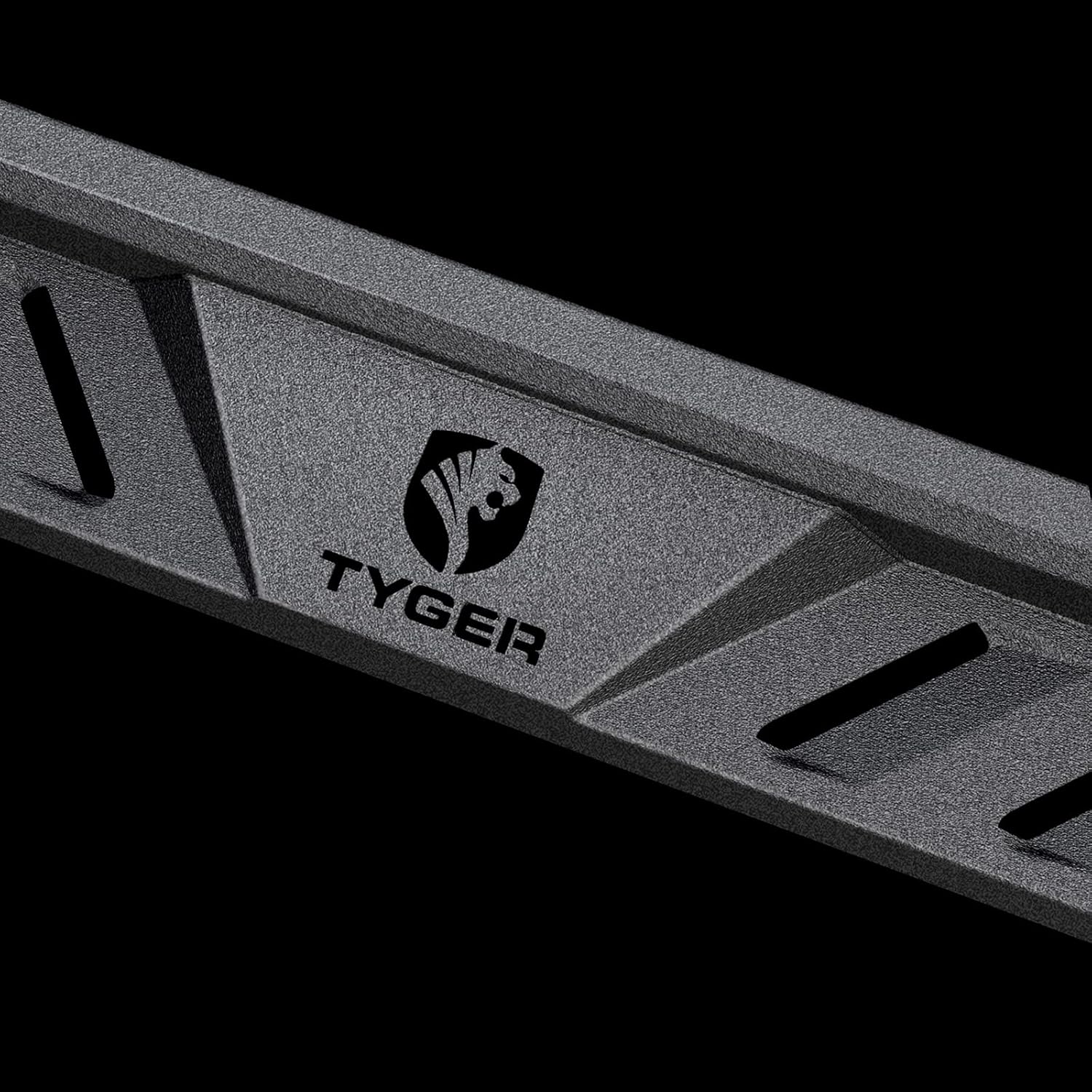 Textured Black Side Step Rails Z10953