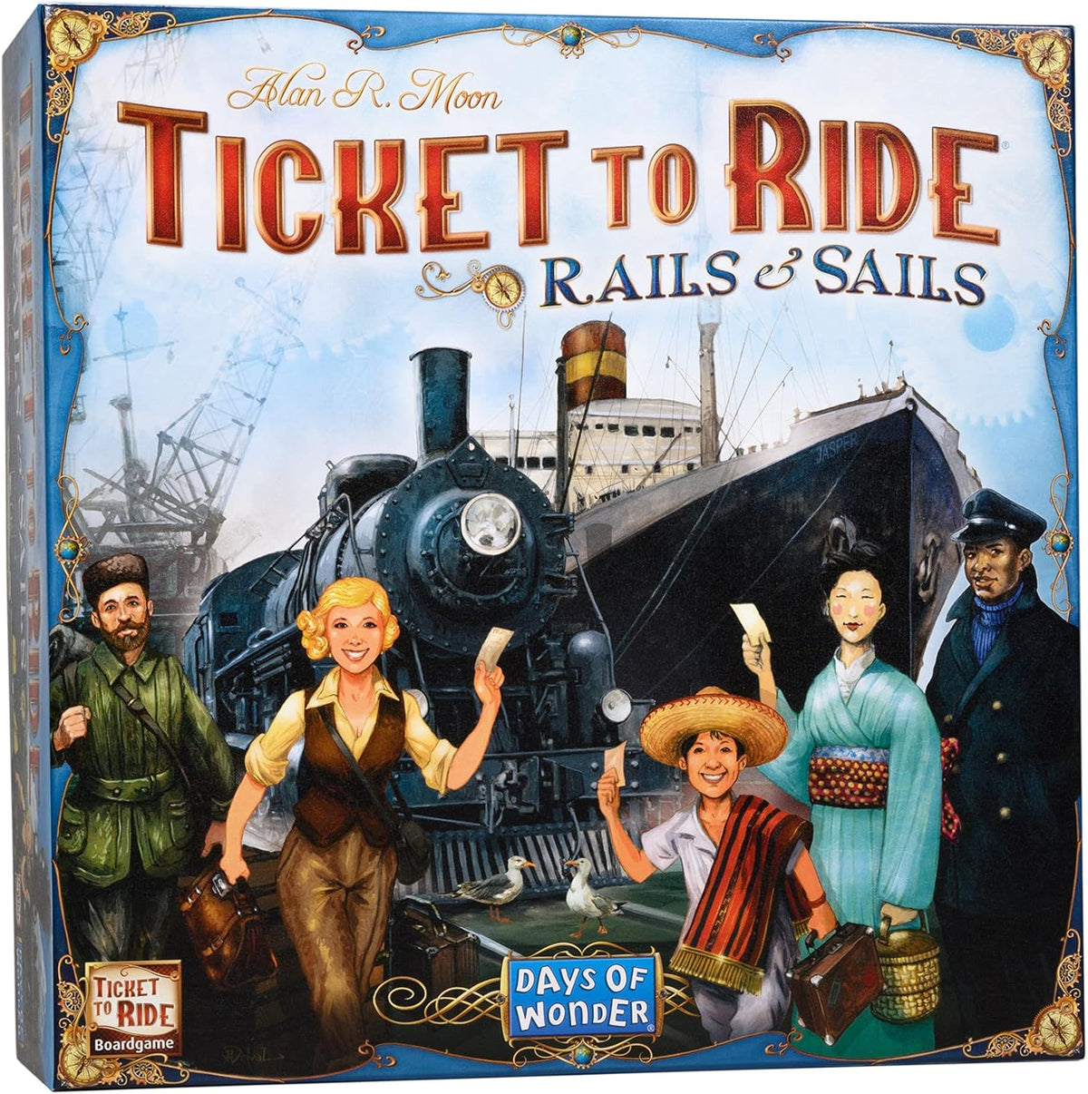 Ticket to Ride Rails & Sails Board Game A31191