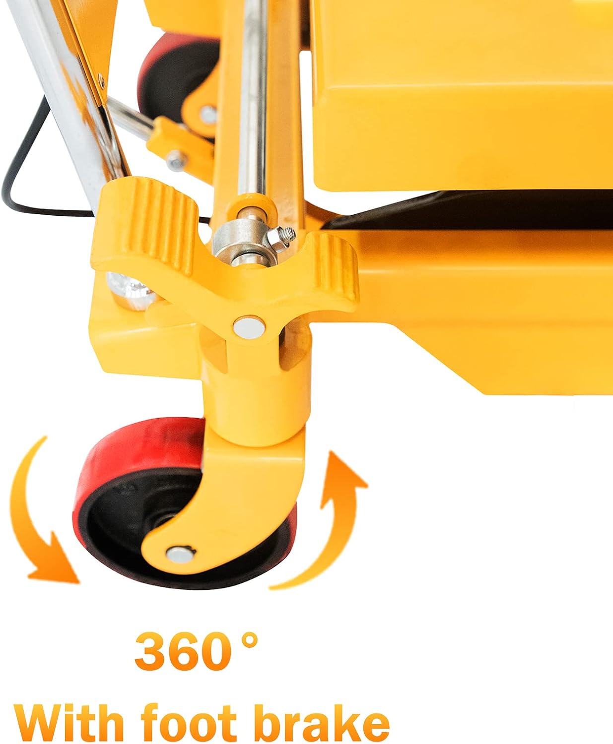 Single Scissor Hydraulic Lift Table/Cart 1760lbs Capacity 39.4 Lifting Height D629