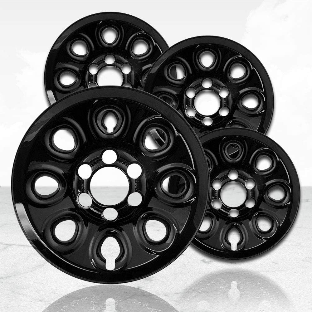 17" Gloss Black Wheel Skins Set of 4 S660444