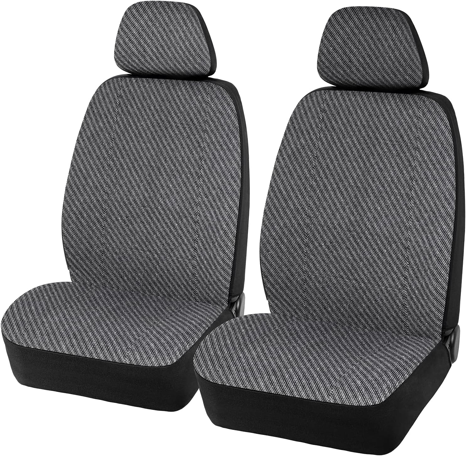 Gray Flax Low Back Car Seat Covers A469094