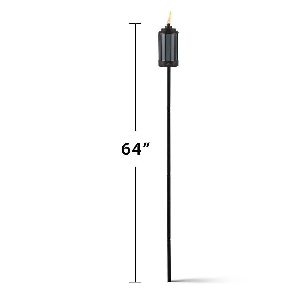2-Pack 65 inch Metal Tiki Torch A2503