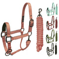 Blackout Reflective Safety Horse Halters with Matching Lead F730515
