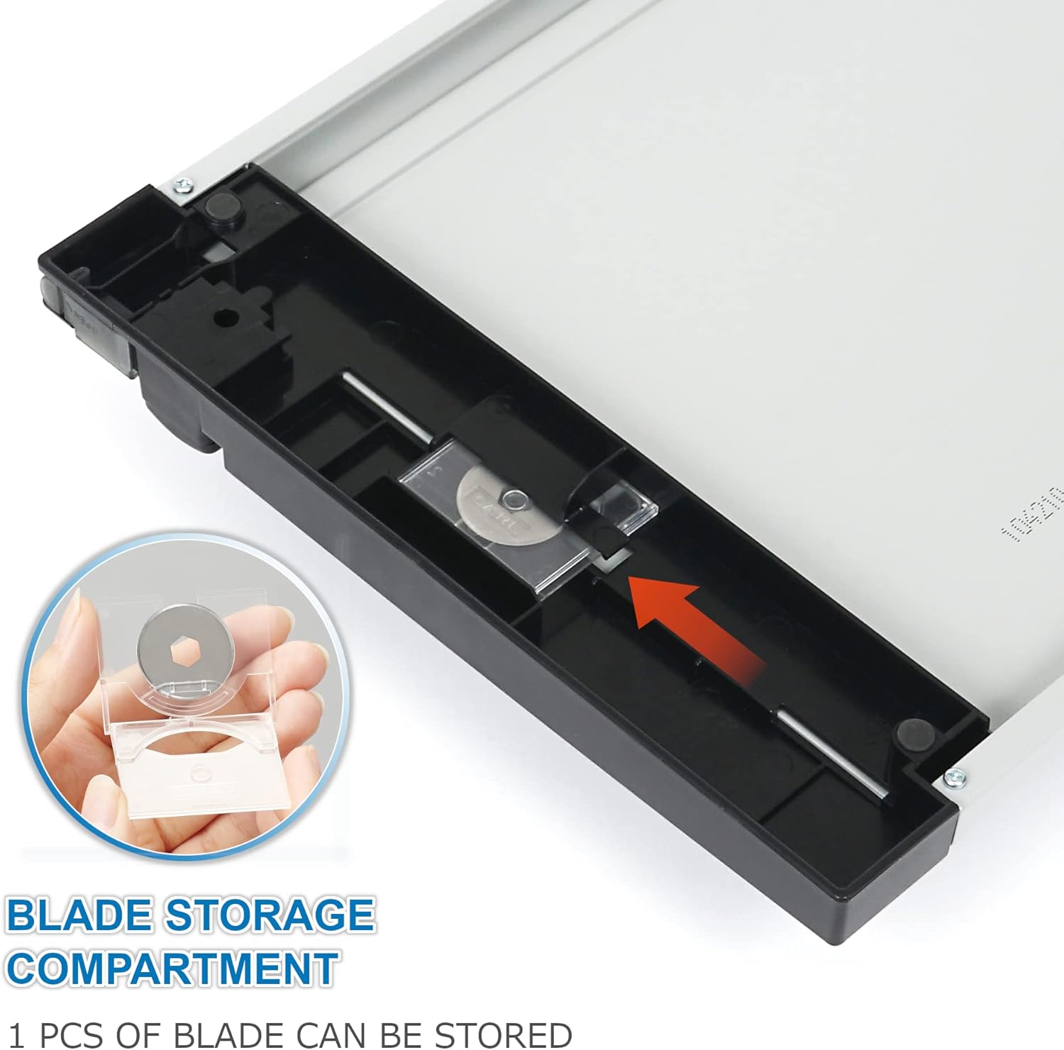 18 inch Rotary Paper Trimmer, Metal Base, 15 Sheet Cutting Capacity, Pack of 2 D991561