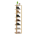 Bamboo 8 Tiers Corner Shoes Rack F69883