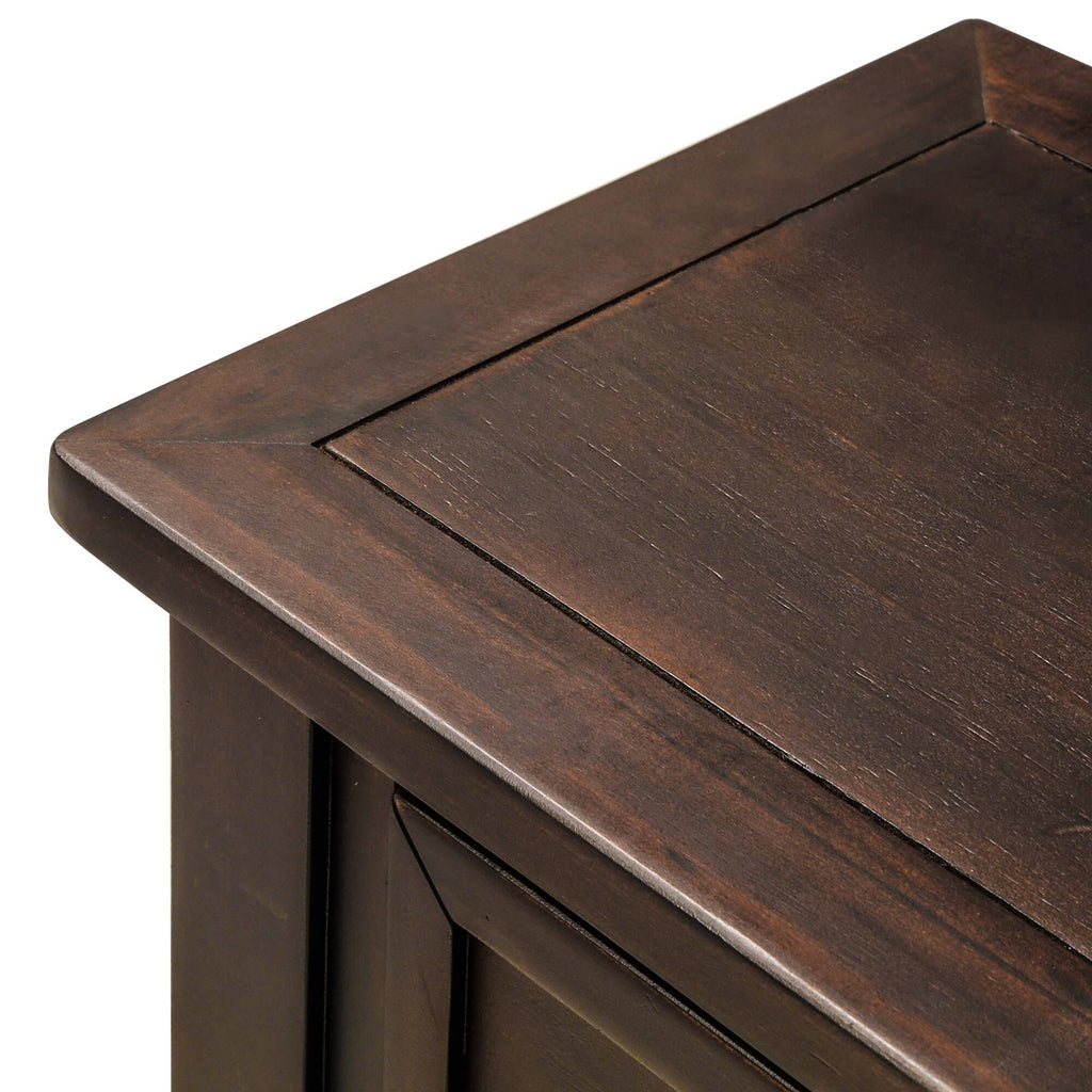 Old Pine 2-Drawer Console Table with Bottom Shelf B9869