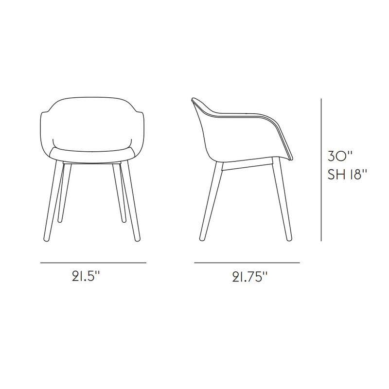 Black Fiber Armchair S7940