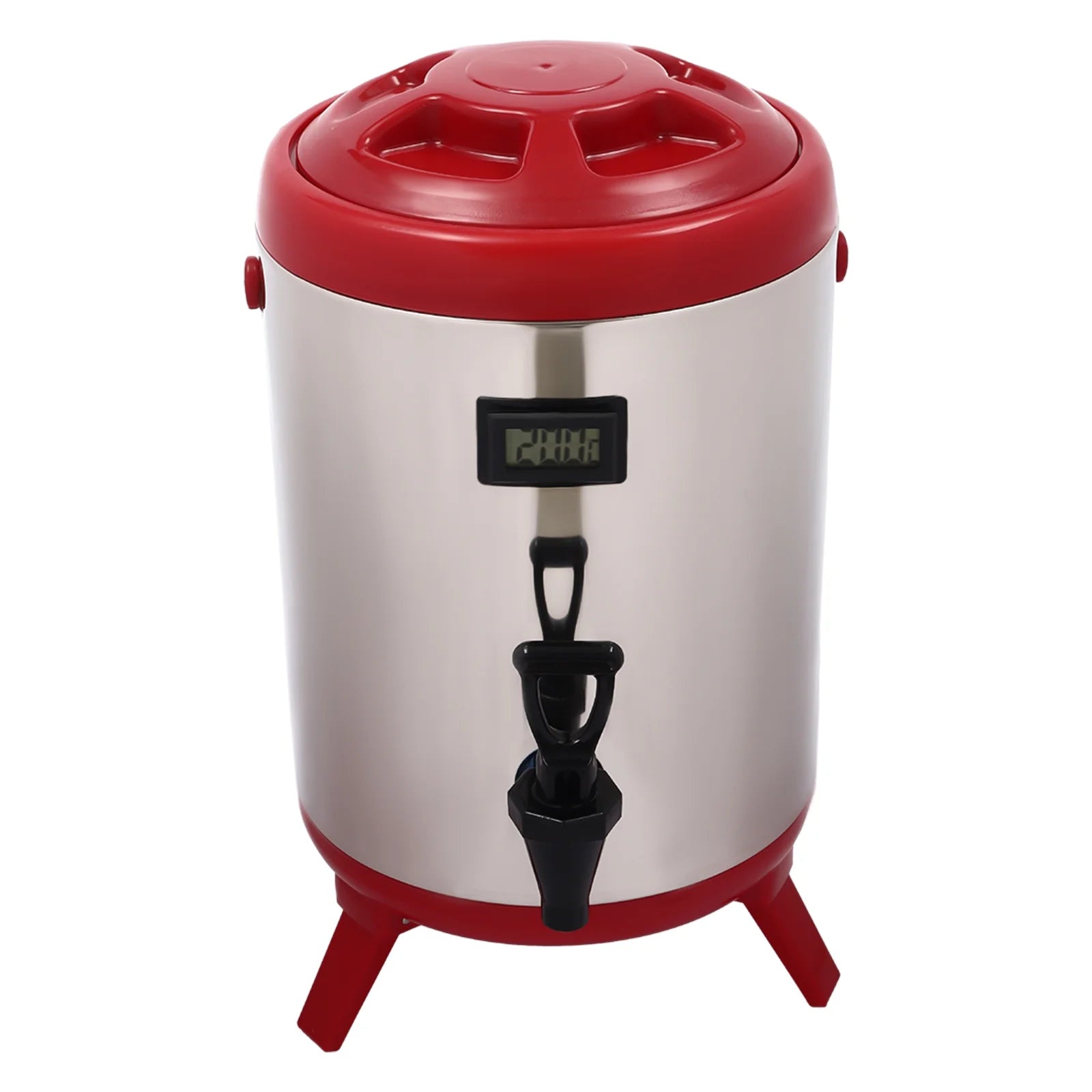 8L Stainless Steel Hot Beverage Dispenser with Thermometer J977