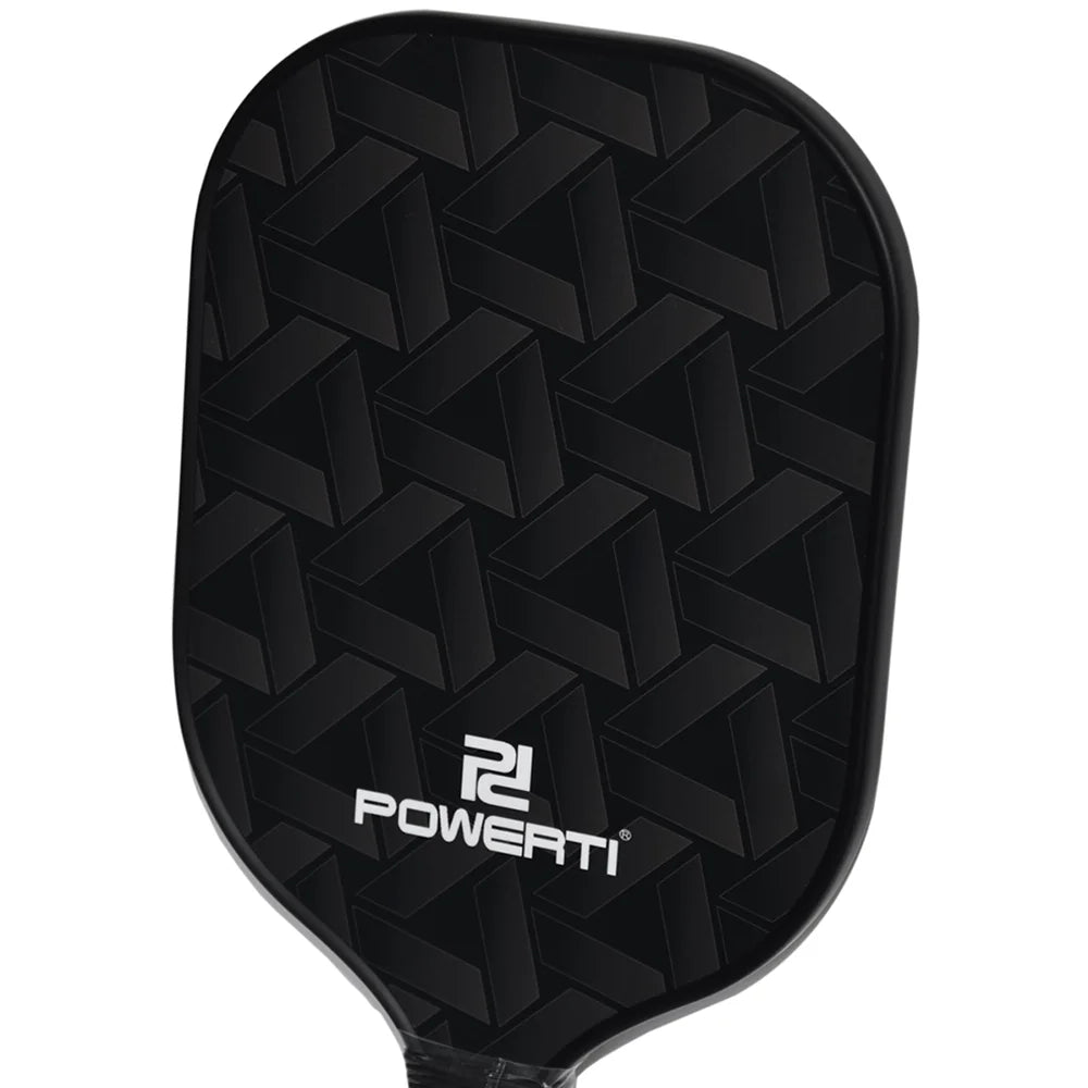 Carbon Fiber Surface Pickleball Paddle Set with 2 Balls Q91442