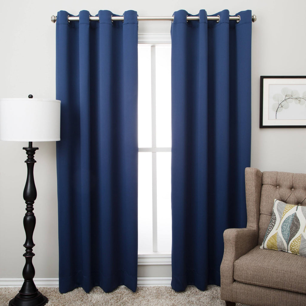 Grey Grommet Panel Pair, 63 Inches G381