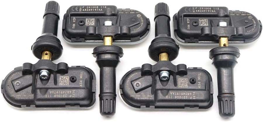4 PCS 433MHZ Car Tire Pressure Monitoring System TPMS Sensor N439