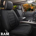 2 Pcs Front Waterproof Synthetic Leather Car Seat Covers O389183
