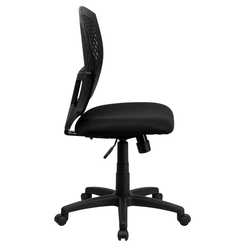 Black Fabric Swivel Task Office Chair V820221