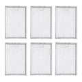 Aluminum Filters 6-Pack C438478