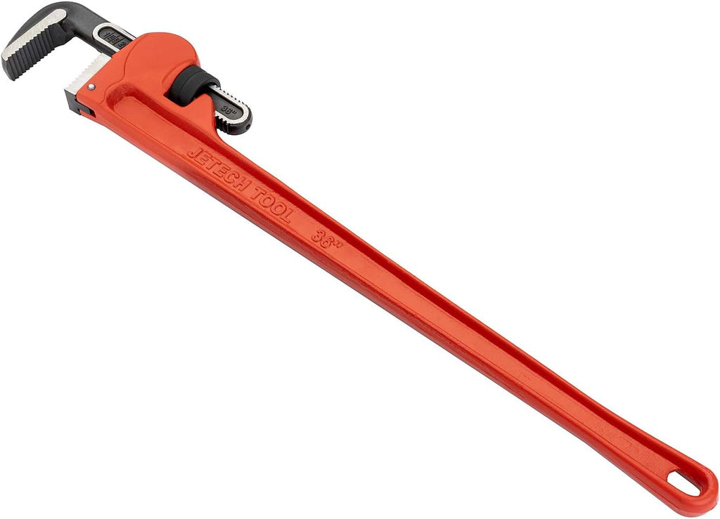 36-inch Heavy Duty Aluminum Straight Pipe Wrench, Adjustable Plumbing Wrench, Pack of 2 Y2429