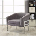 Contemporary Accent Chair Gray X94826