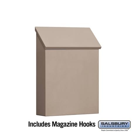 Black Vertical Mailbox F8479
