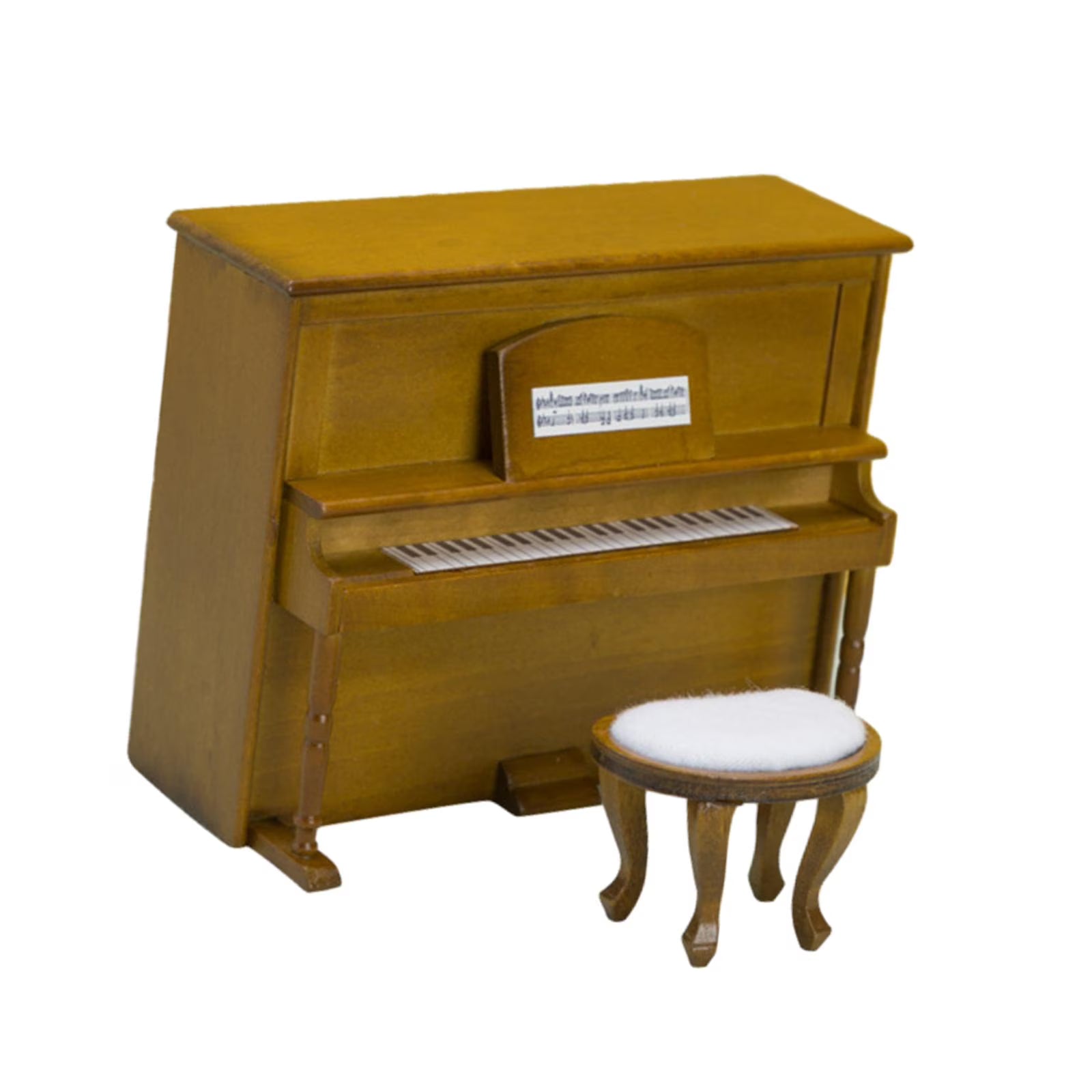 Walnut Wooden Upright Piano Model with Stool G809