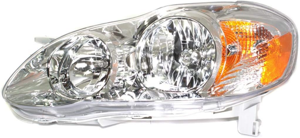 Passenger Side Headlight for Toyota Corolla 2005 2006 2007 2008 O30239