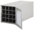 16 Tube Steel Roll File Horizontal Storage Cabinet U945