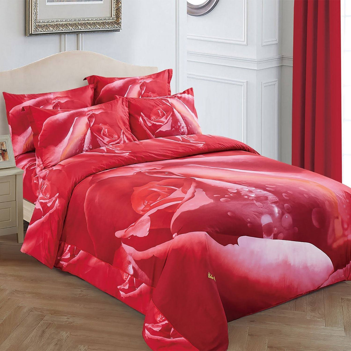 King Size Floral Duvet Cover Set P537889