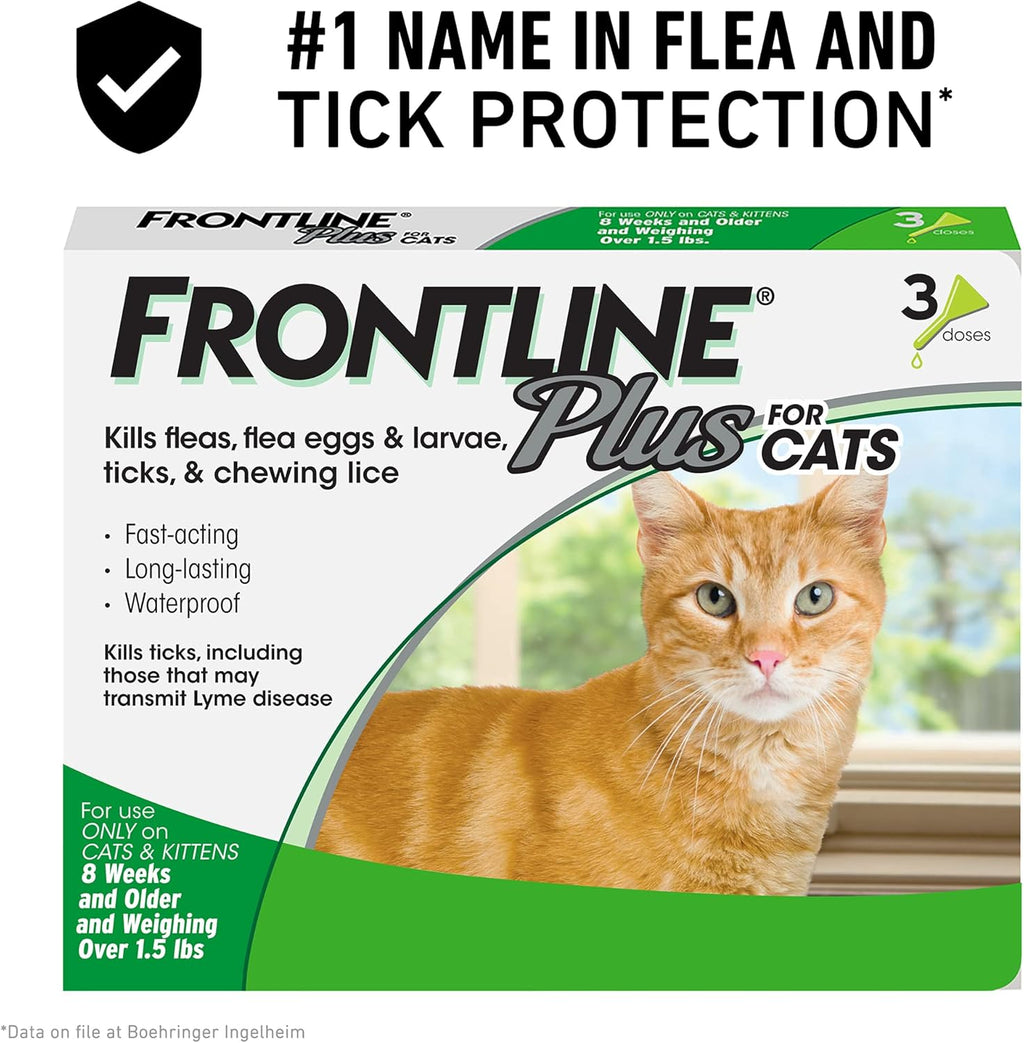 Flea and Tick Treatment for Cats Pack of 2 L2821