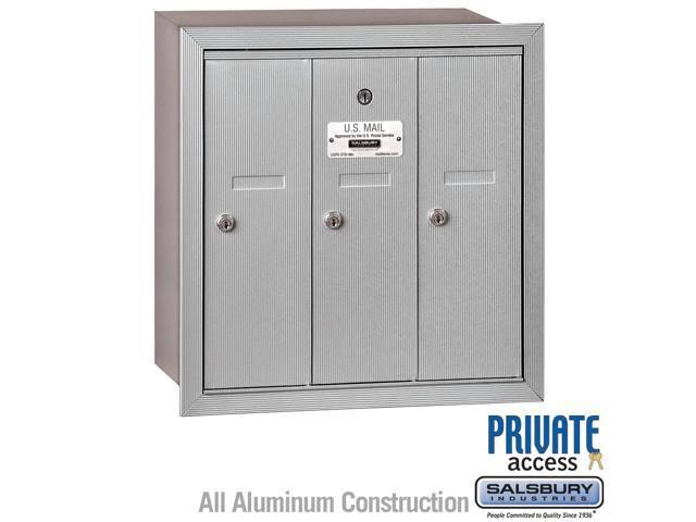 Bronze 3 Door Vertical Mailbox O569
