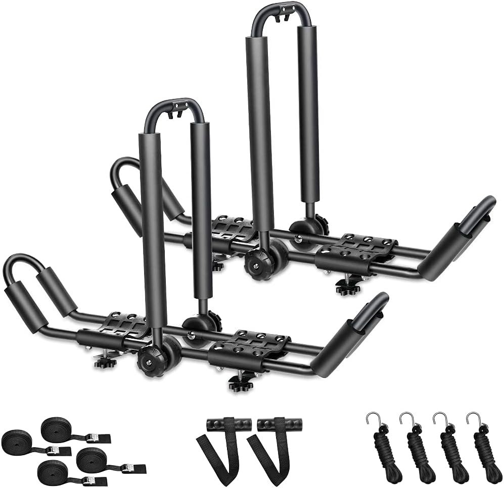 One Pair Fold Down J Bar Kayak Rack Pack of 2 W602