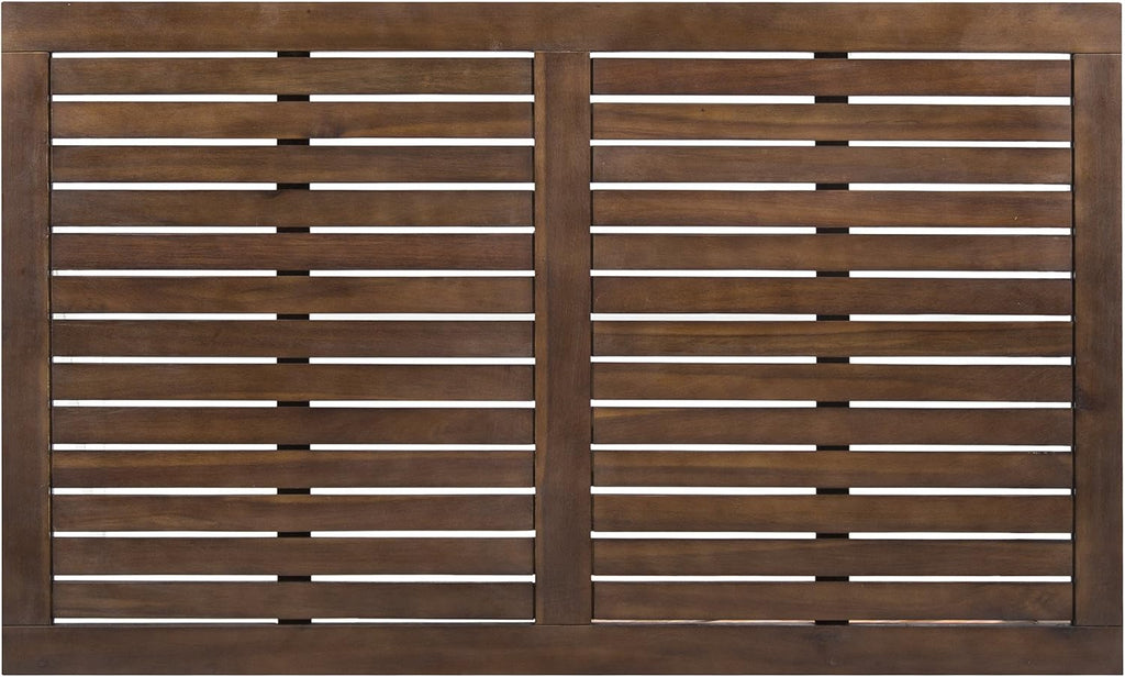 White Base / Dark Brown Top Acacia Wood Coffee Table O575890