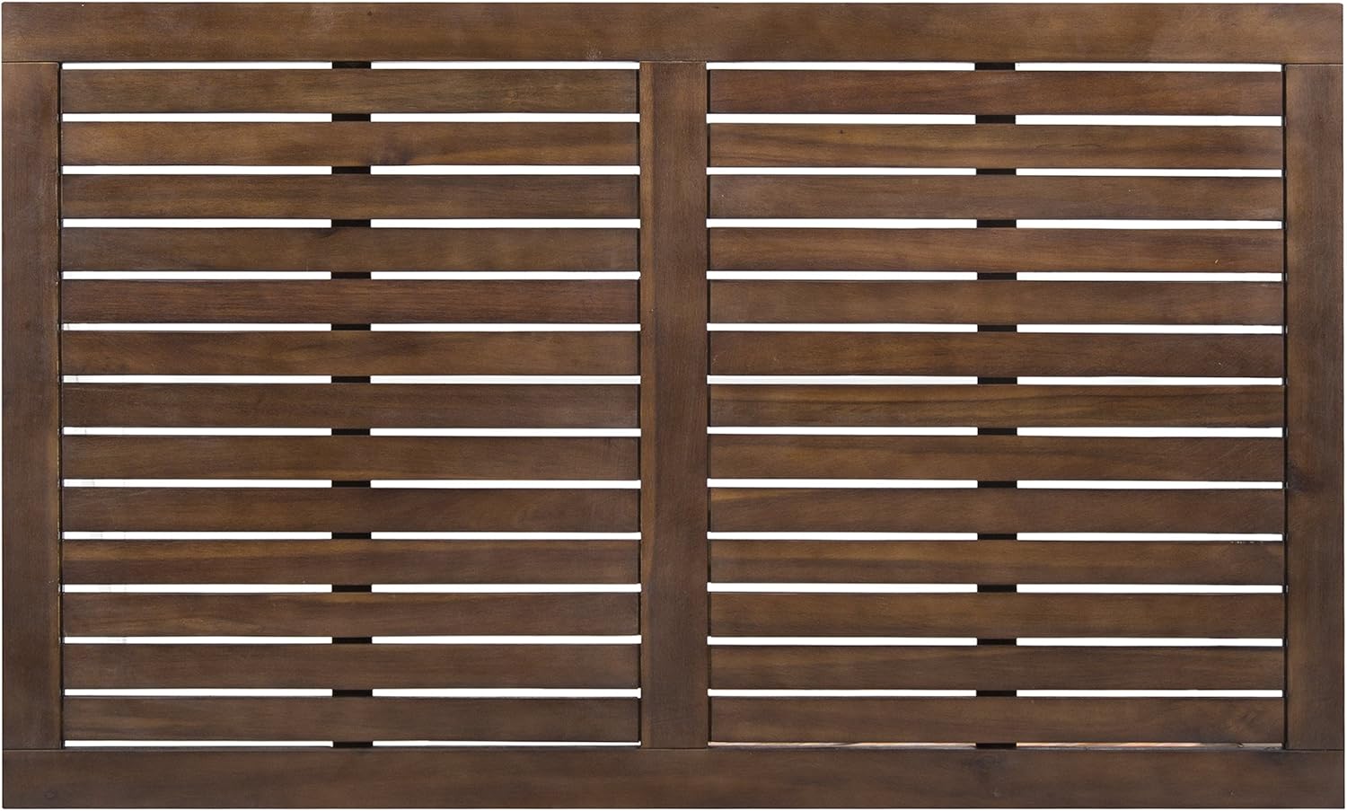 White Base / Dark Brown Top Acacia Wood Coffee Table O575890