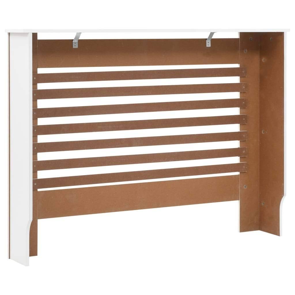 White MDF Radiator Cover D79605