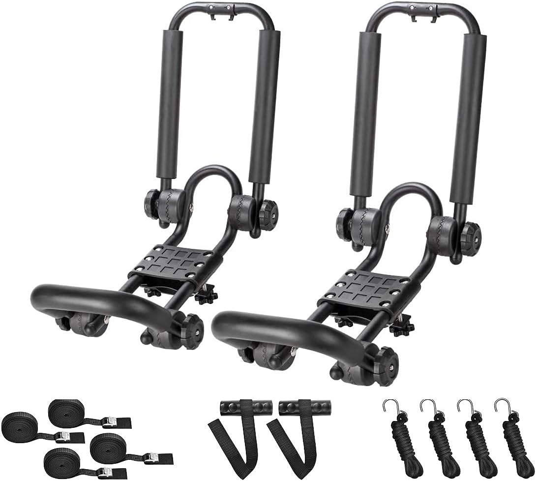 One Pair Fold Down J Bar Kayak Rack Pack of 2 W602