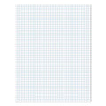 Quadrille Pads, 4 sq/in, 50 White 8.5 x 11 Sheets H3074